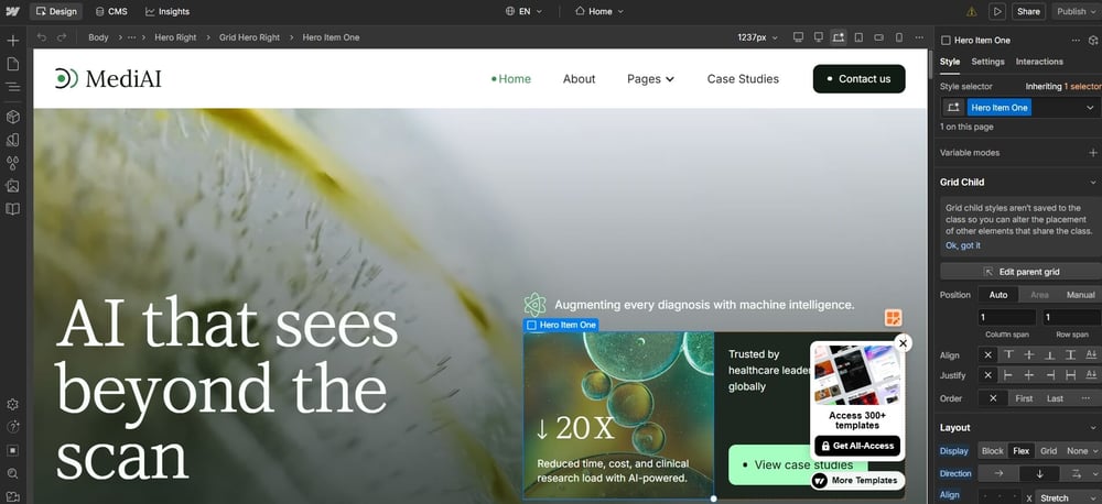 HubSpot vs. Webflow