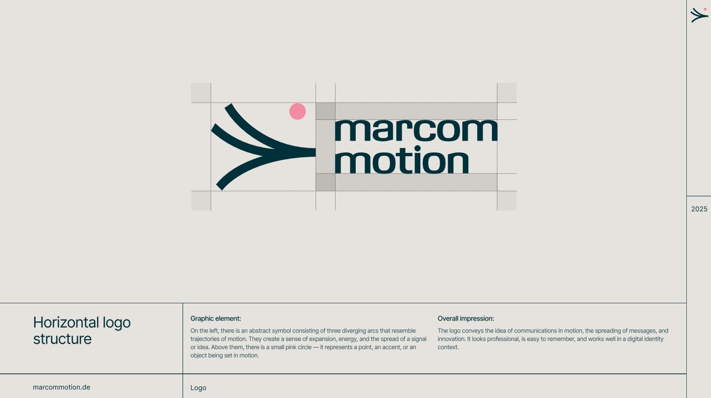 Brand identity and website relaunch for Marcommotion