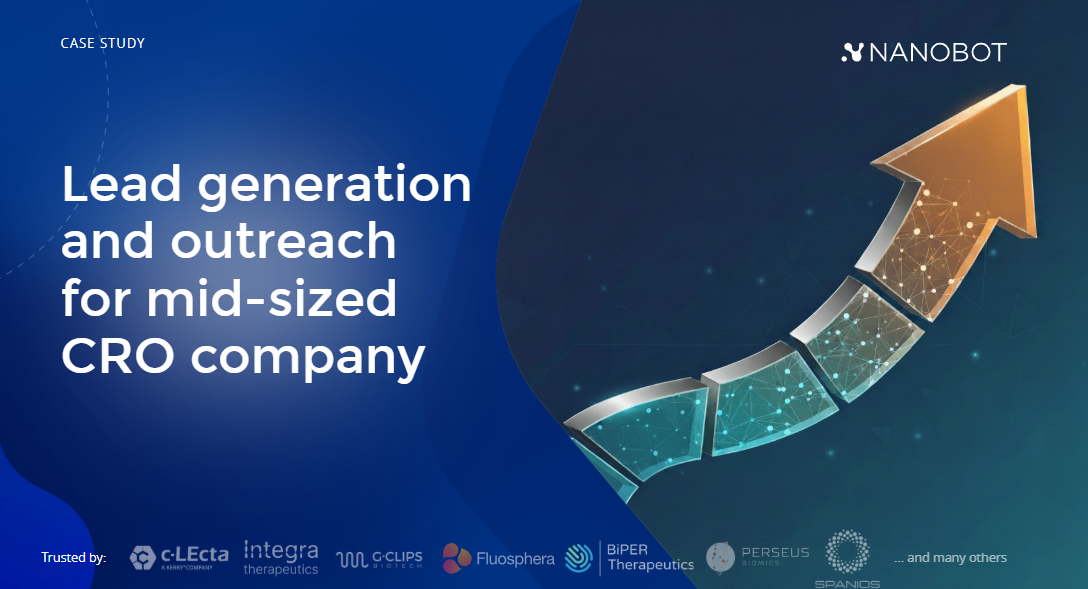 Lead generation and outreach for mid-sized CRO company